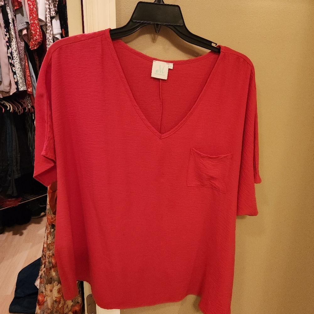 Pink blouse